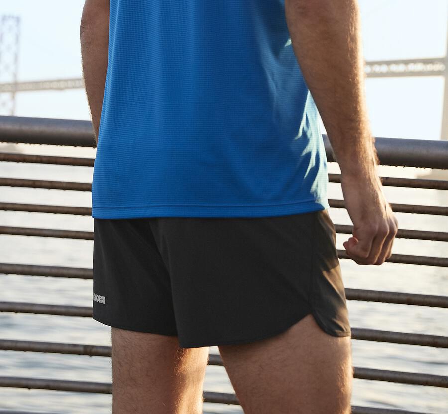 Hoka One One Shorts Herre - Performance - Sort - 824510NUD